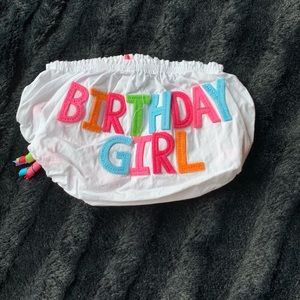 Mudpie 12M Girl’s Birthday Bloomers